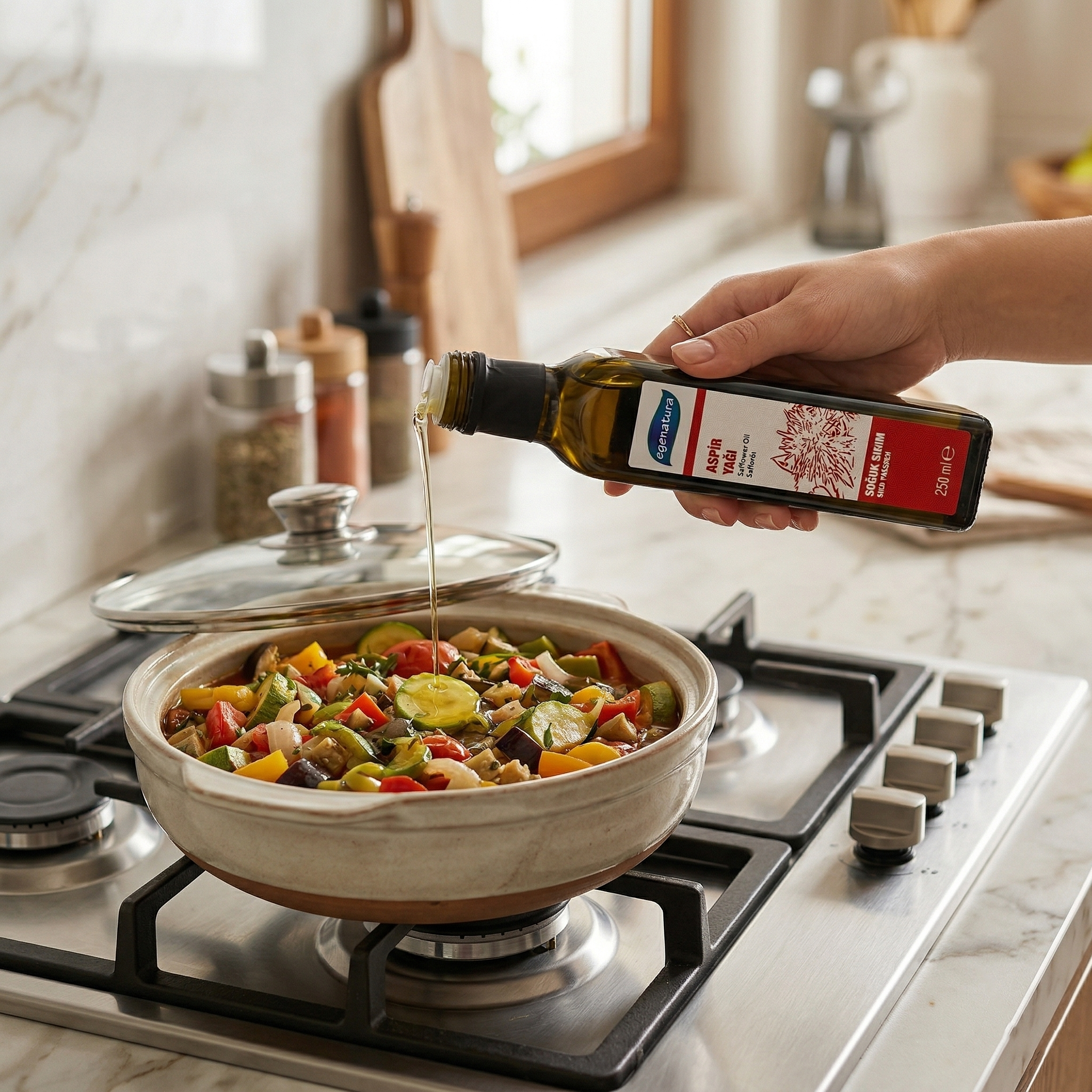 İNCELİK Aspir Tohumu Yağı 250 ml Cam Şişe Soğuk Sıkım