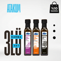 Atakum :Çörek Otu + Kabak Çek.+ Üzüm Çek. Yağı 3x 250 Ml Cam şişe Soğuk Sıkım