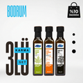 Bodrum : Kenevir +Kabak Çek.+Çörek Otu Yağı 3x 250 Ml Cam şişe Soğuk Sıkım