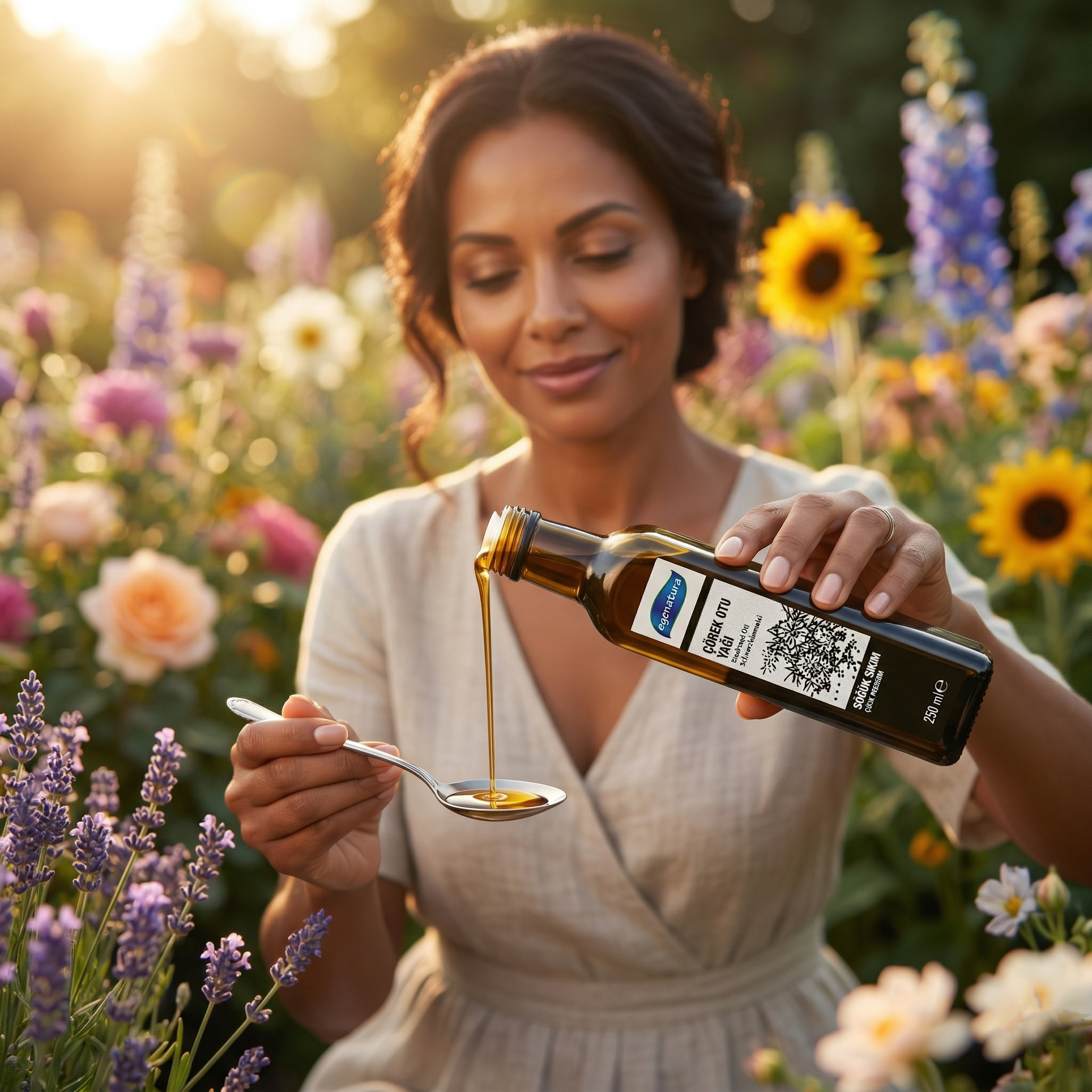 GELENEKSEL GÜÇ Çörek Otu Yağı 250 ml Cam Şişe Soğuk Sıkım