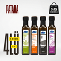 Patara : Kenevir +Kabak Çek.+ Chia +Üzüm Çek. Yağı 4 x 250 ML Cam Şişe Soğuk Sıkım